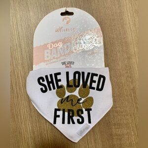 NEW Dog bandana (engaged/getting married)